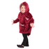Snuggs Kids Blanket Hoodie Dark Red عربية فول